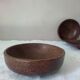 Set of wooden appetizer cups