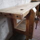 Waxed oak cabinetmaker's workbench