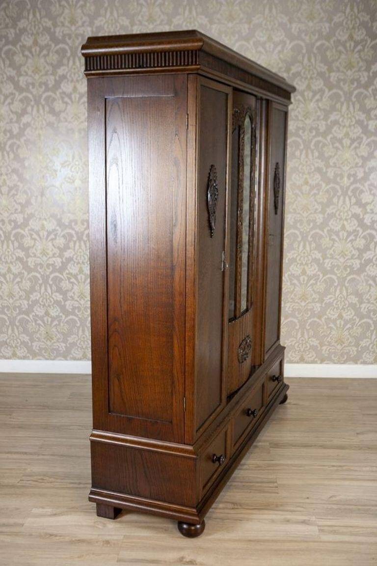 Oak Bookcase in Brown, 1930s