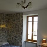 Scandinavian chandelier with five arms of light
