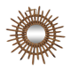 Wicker sun mirror