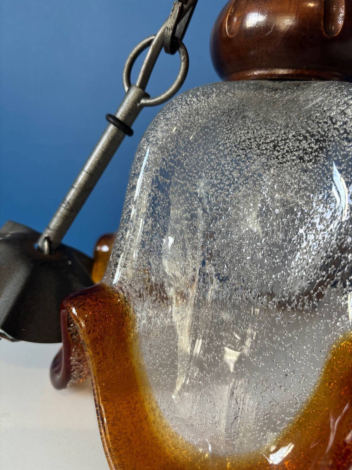 Tulip pendant light in Murano chandelier style Mazagran