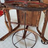 Poussette jouet en bois ancienne