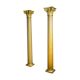 Classic gold colored columns
