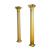 Classic gold colored columns
