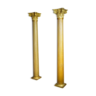 Classic gold colored columns
