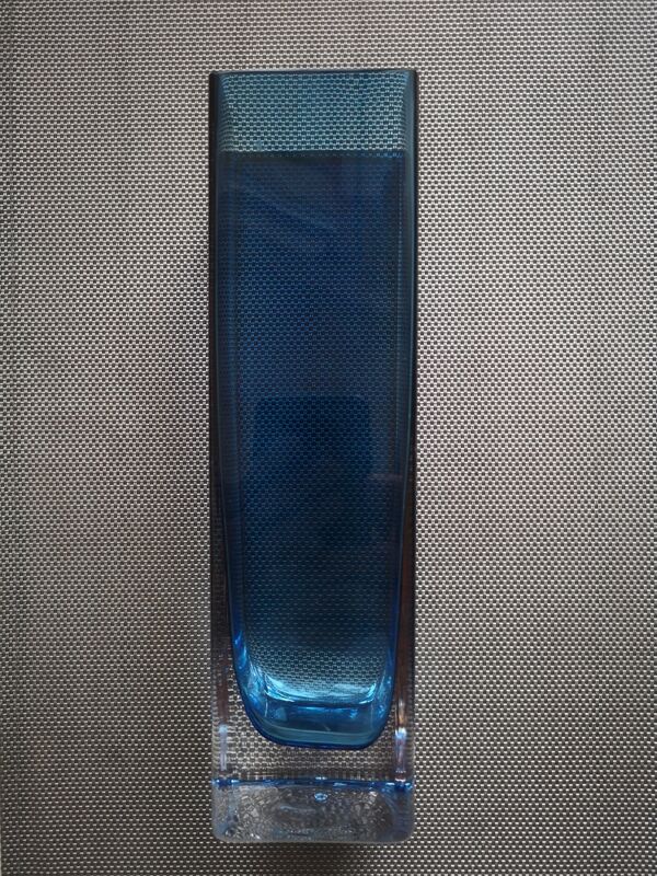 Vase sommerso bleu et transparent - années 1960/1970