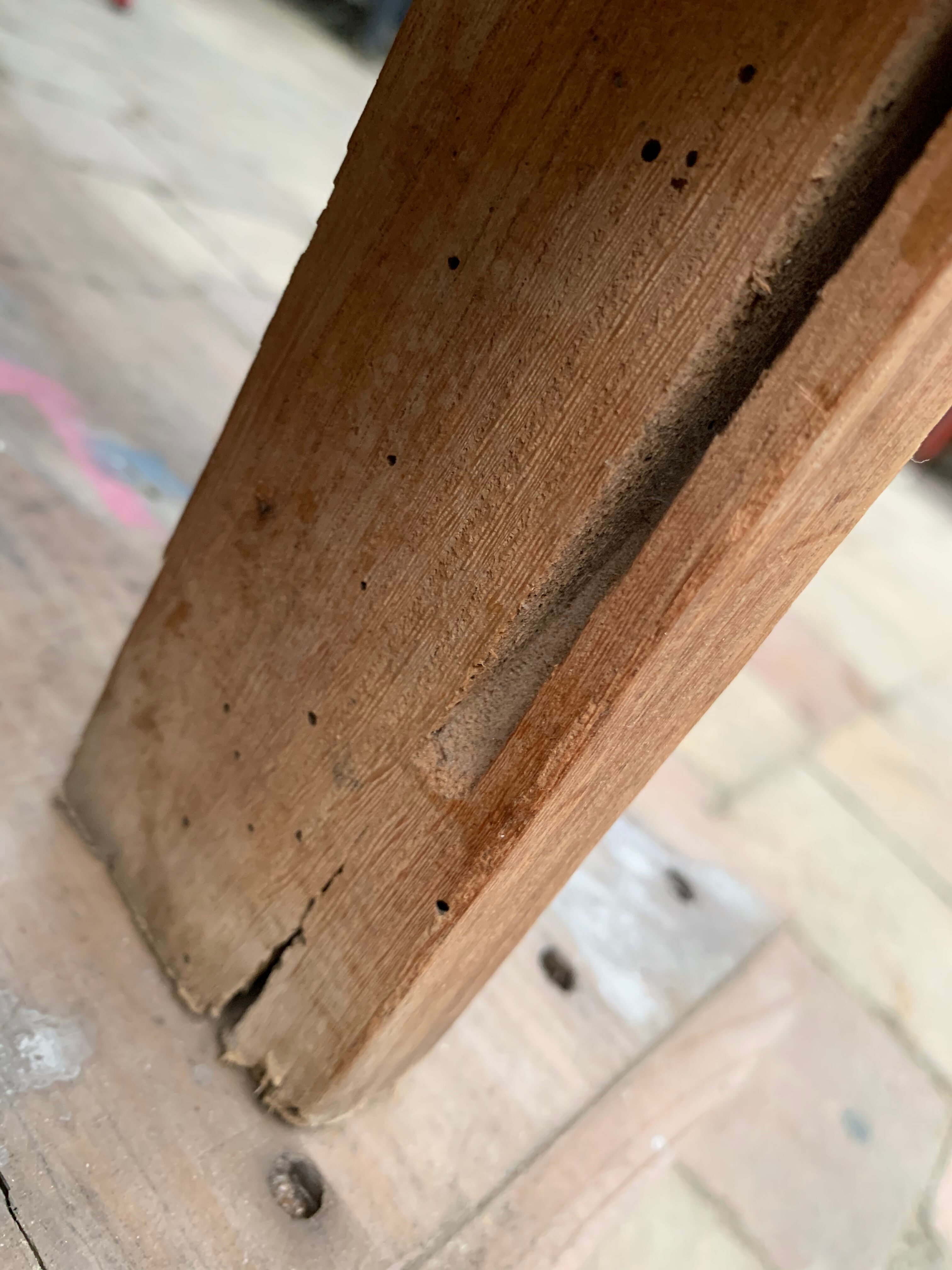 Parisian buffet raw wood