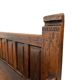 Antique Spanish Oak Bench – Traditional Pegged Construction