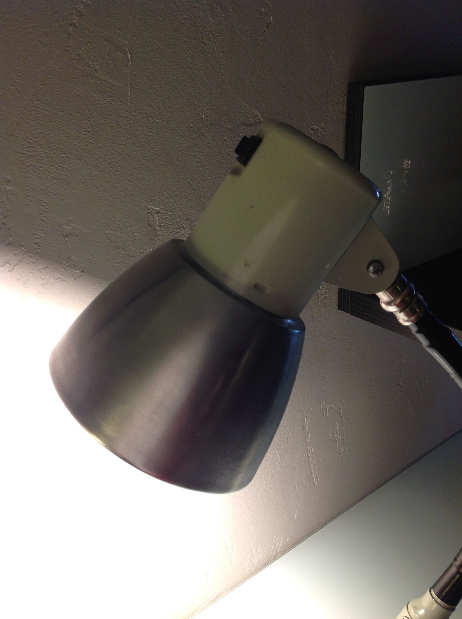 SIS industrial workshop lamp, vintage from the 1970s