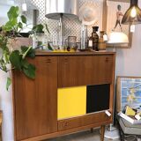 Vintage two-tone Scandinavian sideboard, 1960