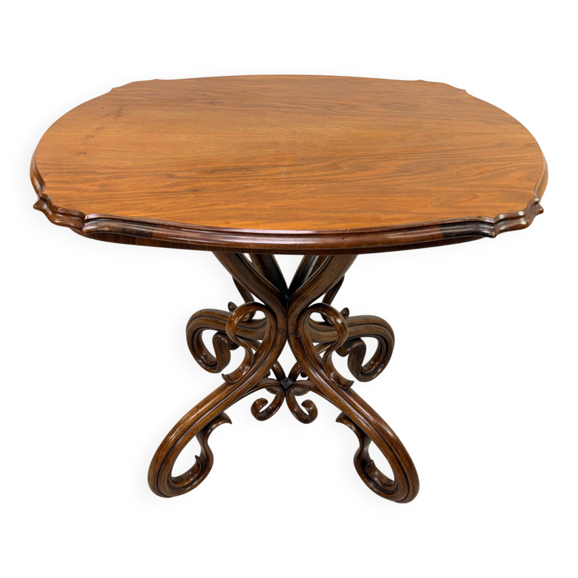 Table de salon antique rare « Gebrüder Thonet », Model No. 1