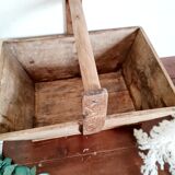 Old wooden basket
