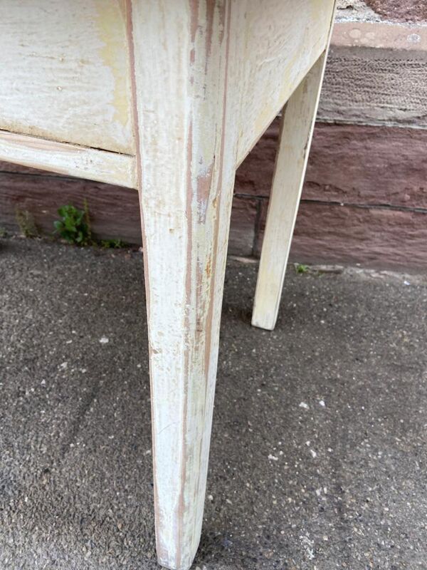 Table de ferme sapin shabby chic vintage