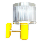 Mid century modern yellow wall sconce light