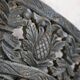 150 cm bleached wood carved wall panel