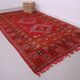 Red Vintage Moroccan Rug 192 x 321 cm - Berber Wool Rug - Handmade Rug Boho