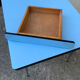 Table formica bleu Sogemap 1960