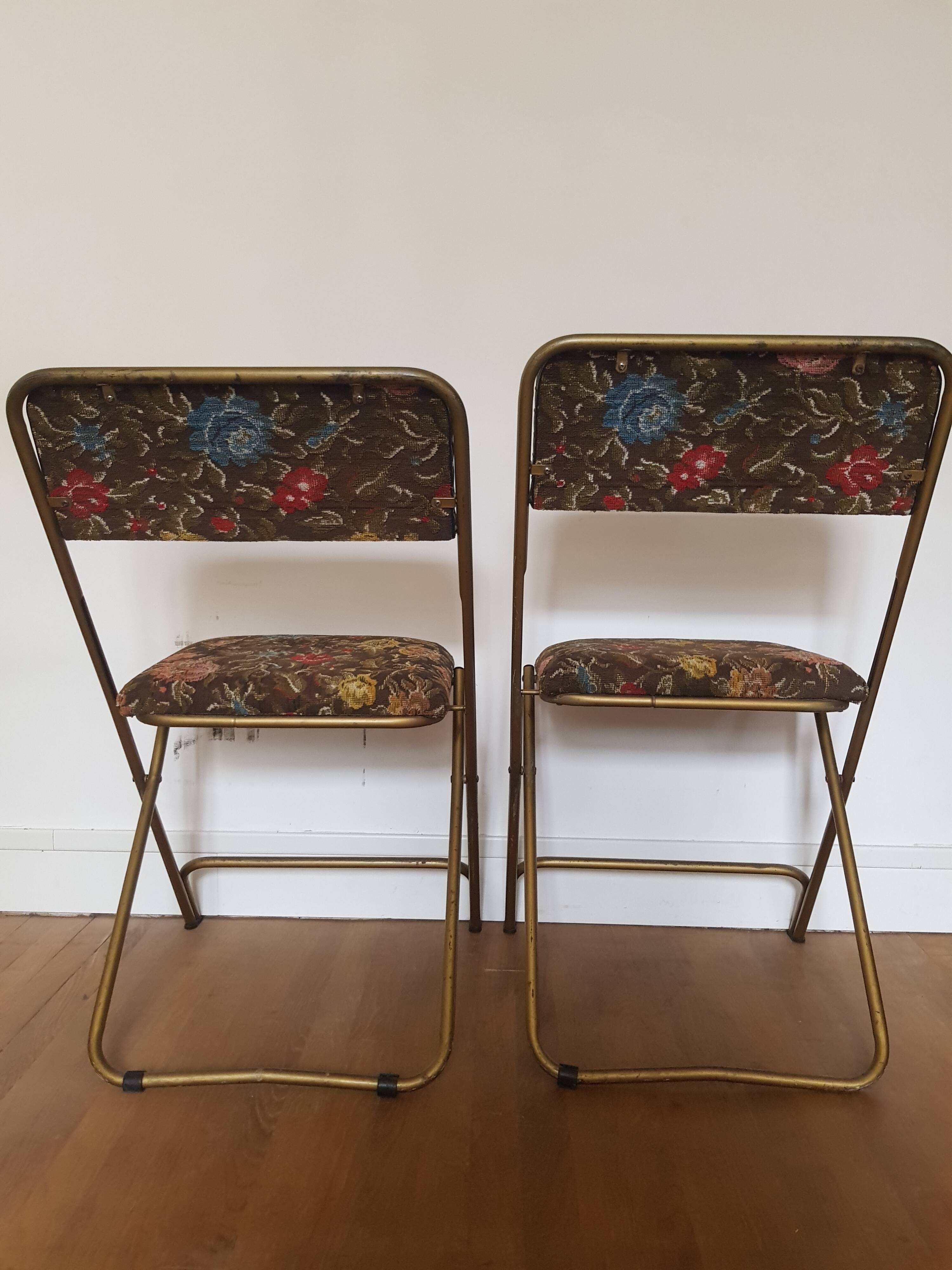 Set of 2 Lafuma folding chairs