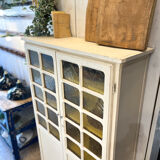 Old glazed bistro cabinet