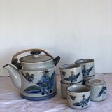 Enamelled tea set