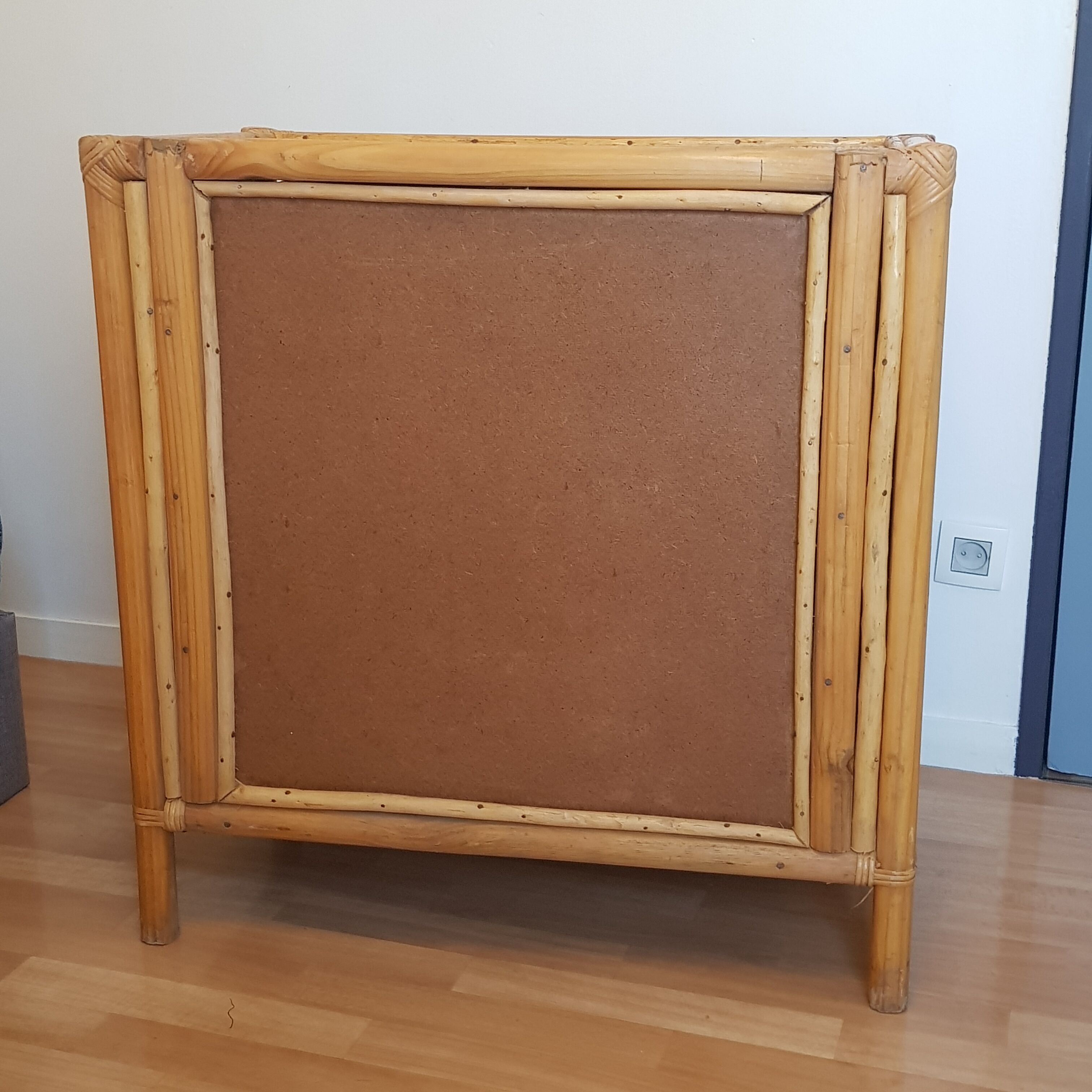 Rattan chest of drawers