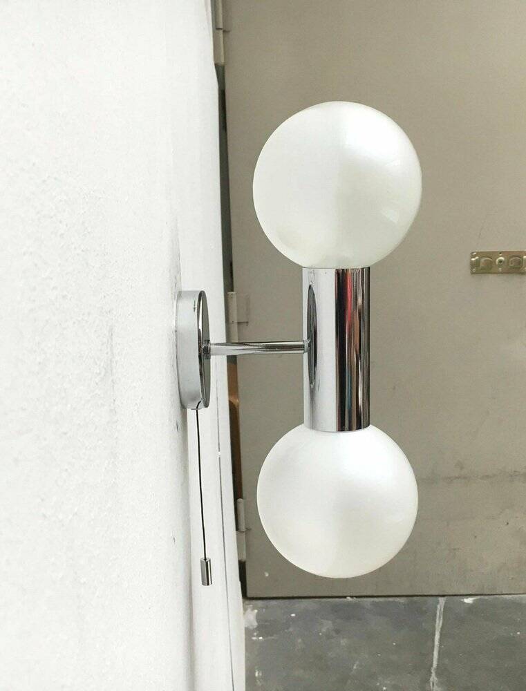 Vintage Space Age wall lamp by Motoko Ishii for Staff, 1970s.
