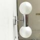 Vintage Space Age wall lamp by Motoko Ishii for Staff, 1970s.