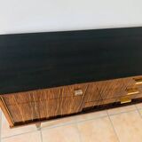 Vintage Macassar ebony sideboard 1970
