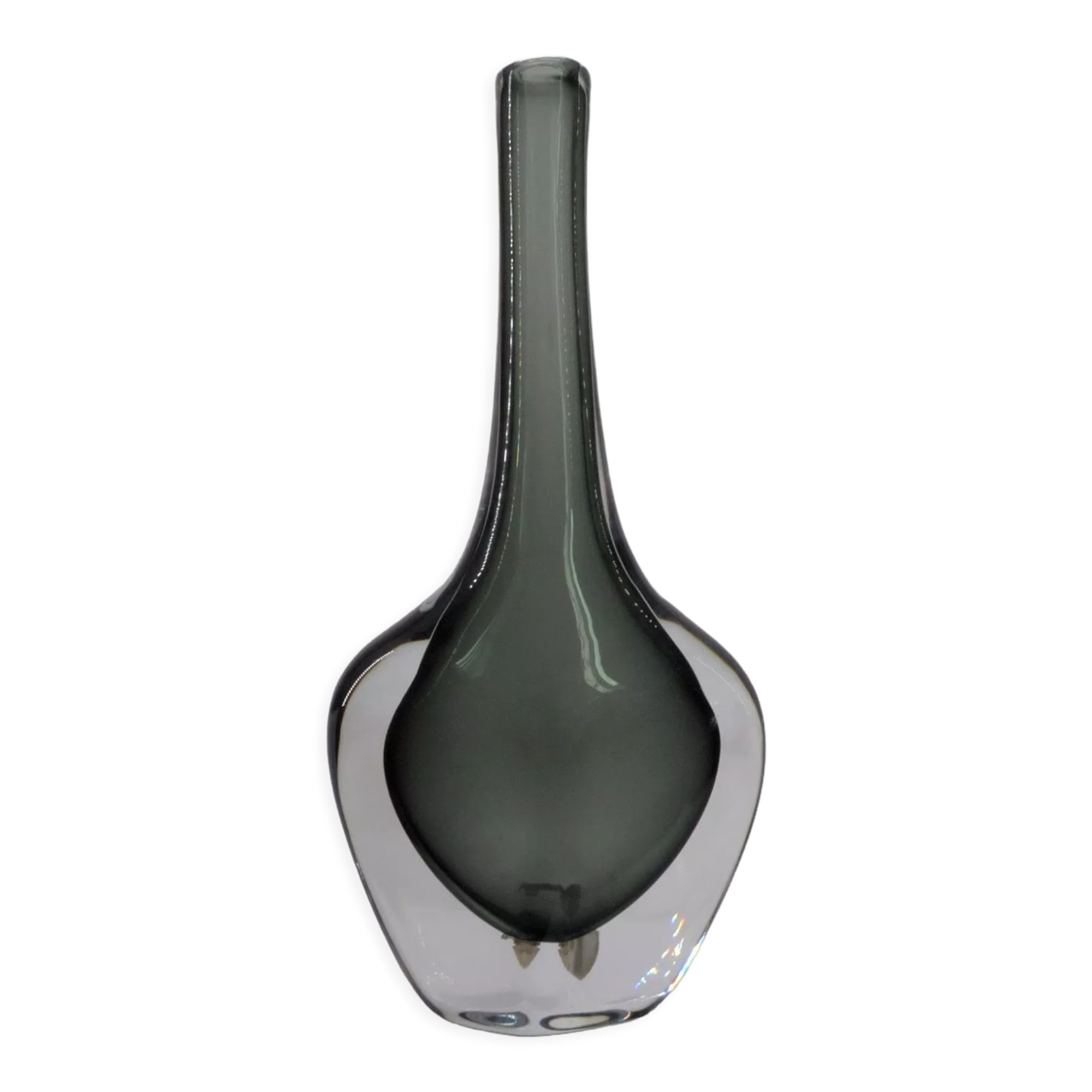 Nils Landberg sommerso vase for Orrefors