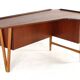 Danish boomerang desk by Peter Løvig Nielsen for Hedensted Møbelfabrik