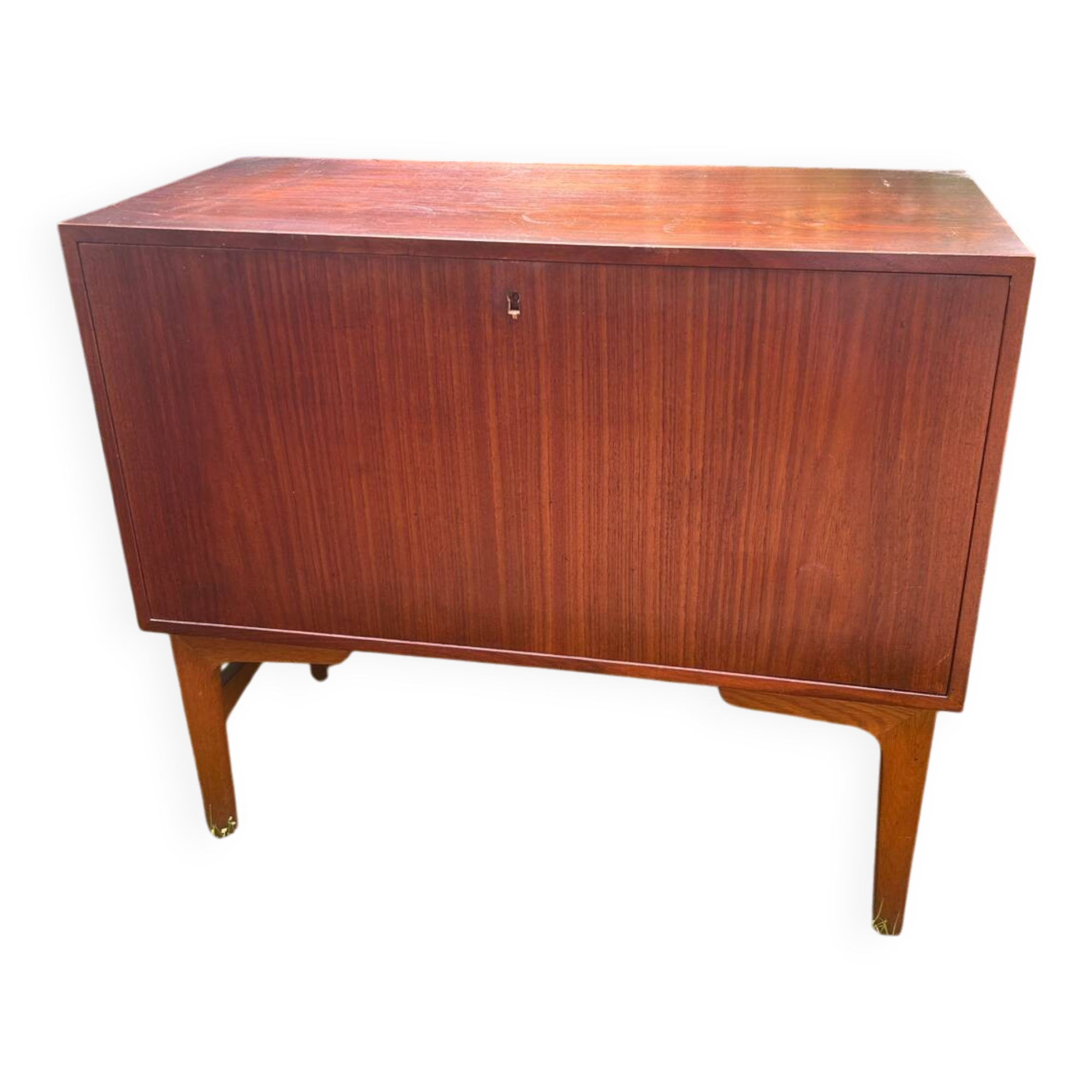 Small vintage teak sideboard
