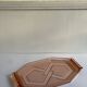 pink glass tray