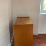 Vintage chest of drawers with compass feet