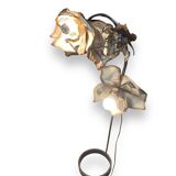 Metal flowers floor lamp