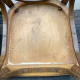 Set of 4 antique bistro chairs