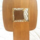 Bar table, vintage rattan