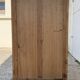 High Art Deco chest of drawers with moustache legs, raw walnut, 1930.