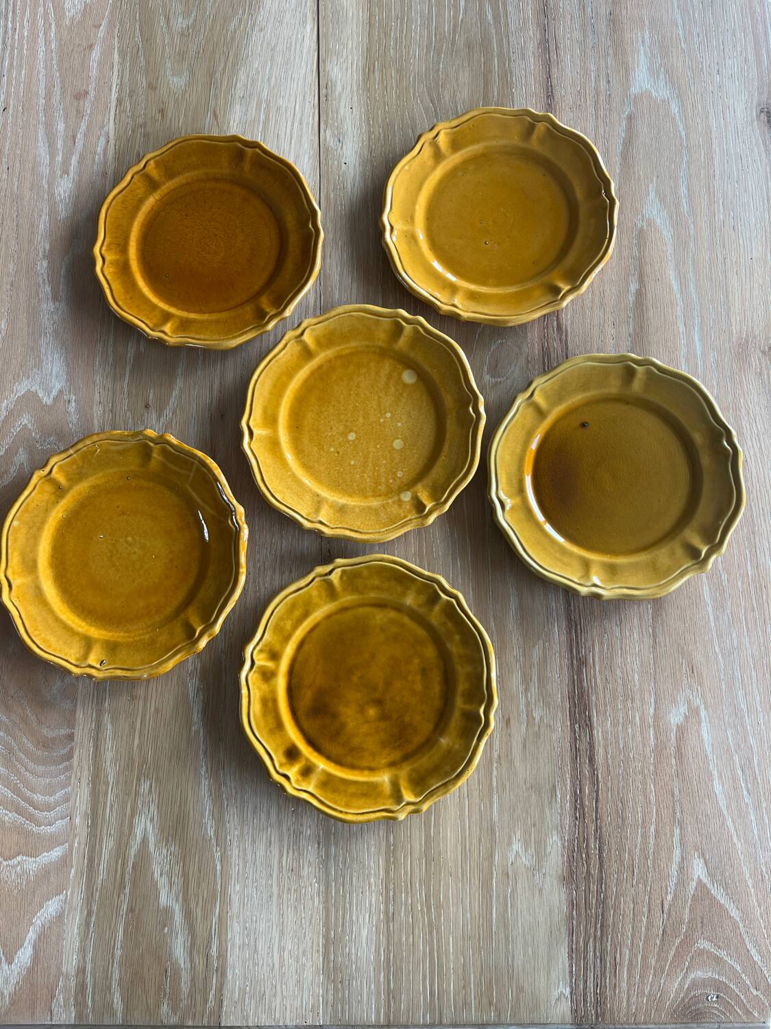 Set of 6 Aegitna Vallauris dinner plates
