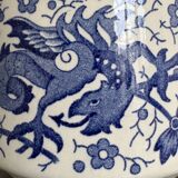 Antique milk jug Boch La Louvière Dragon model