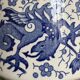 Antique milk jug Boch La Louvière Dragon model
