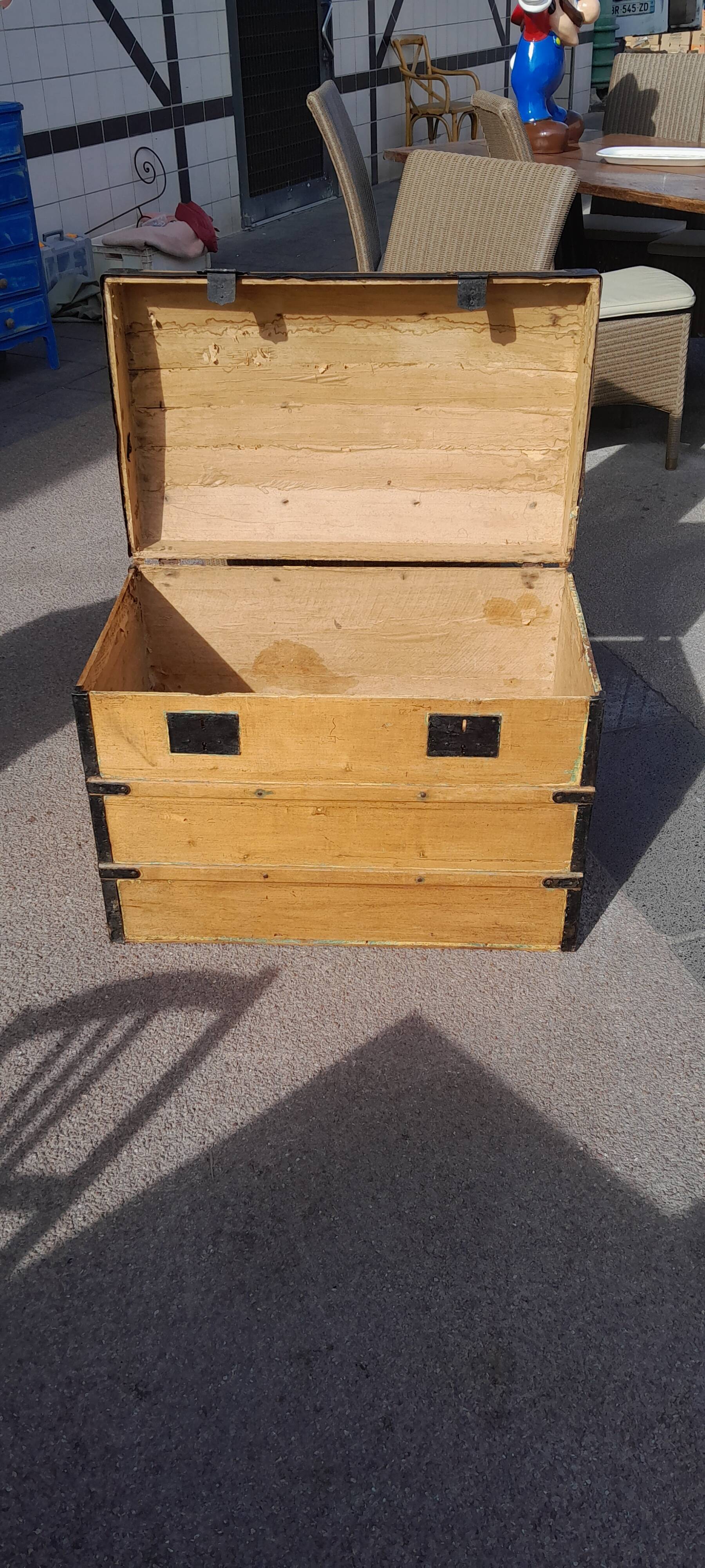 Wooden chest