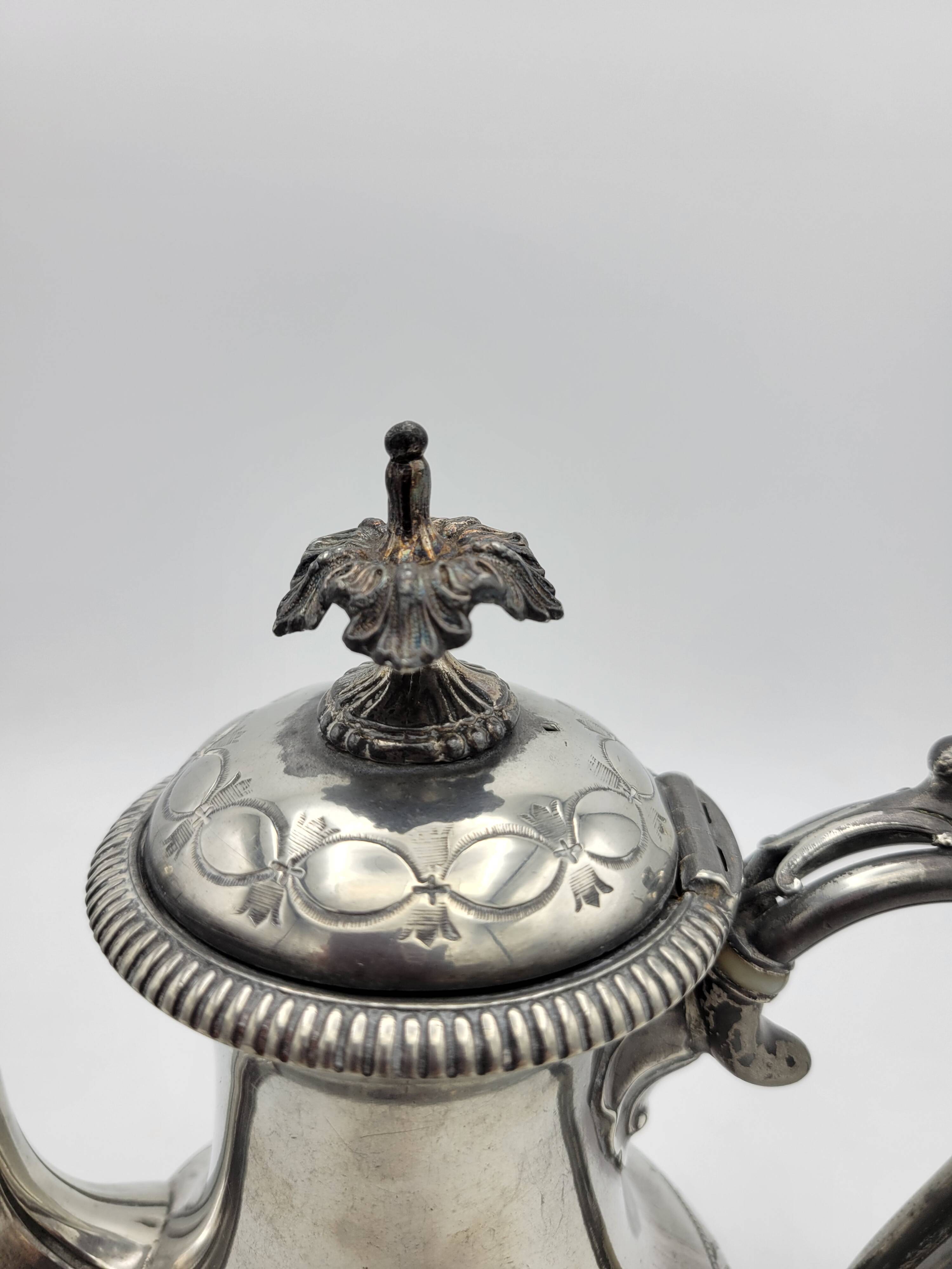 James Dixon & Sons silver teapot