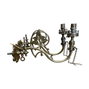 Paire appliques gaz ancienne,