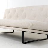 Canapé Kho Liang Ie Artifort C684 - nouveau revêtement en tissu Teddy