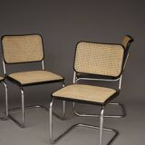 S32 Dining Chairs by Marcel Breuer for Thonet. 1980s. Set of 4