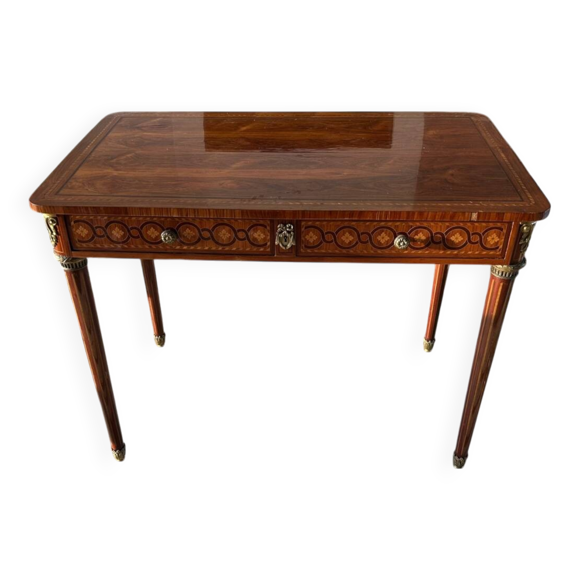 Marquetry desk