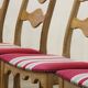Vintage 1960s Danish brutalist ladderback oak chairs in the style of Kjærnulf