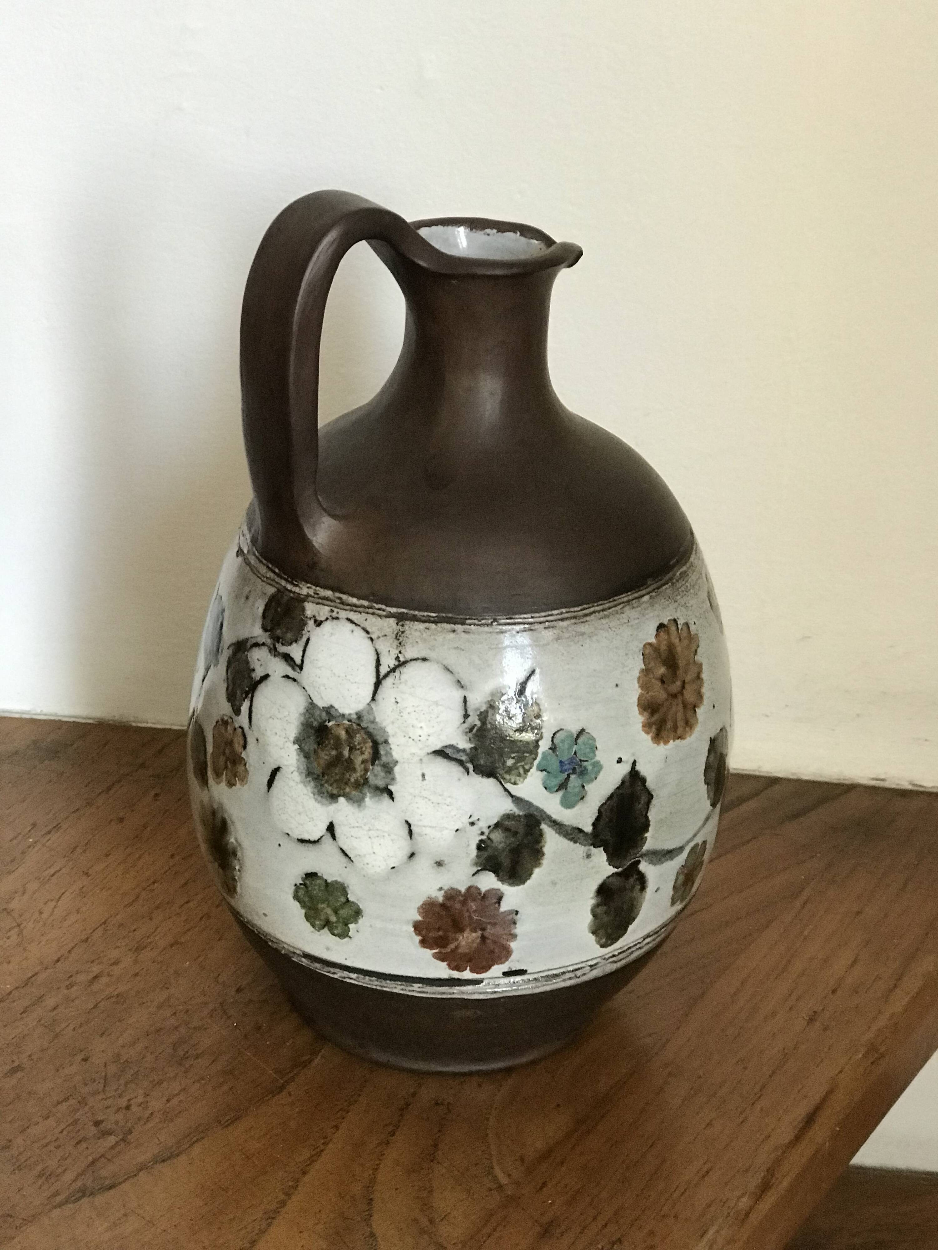 Pichet ceramique Paul Quéré Le Minotaure