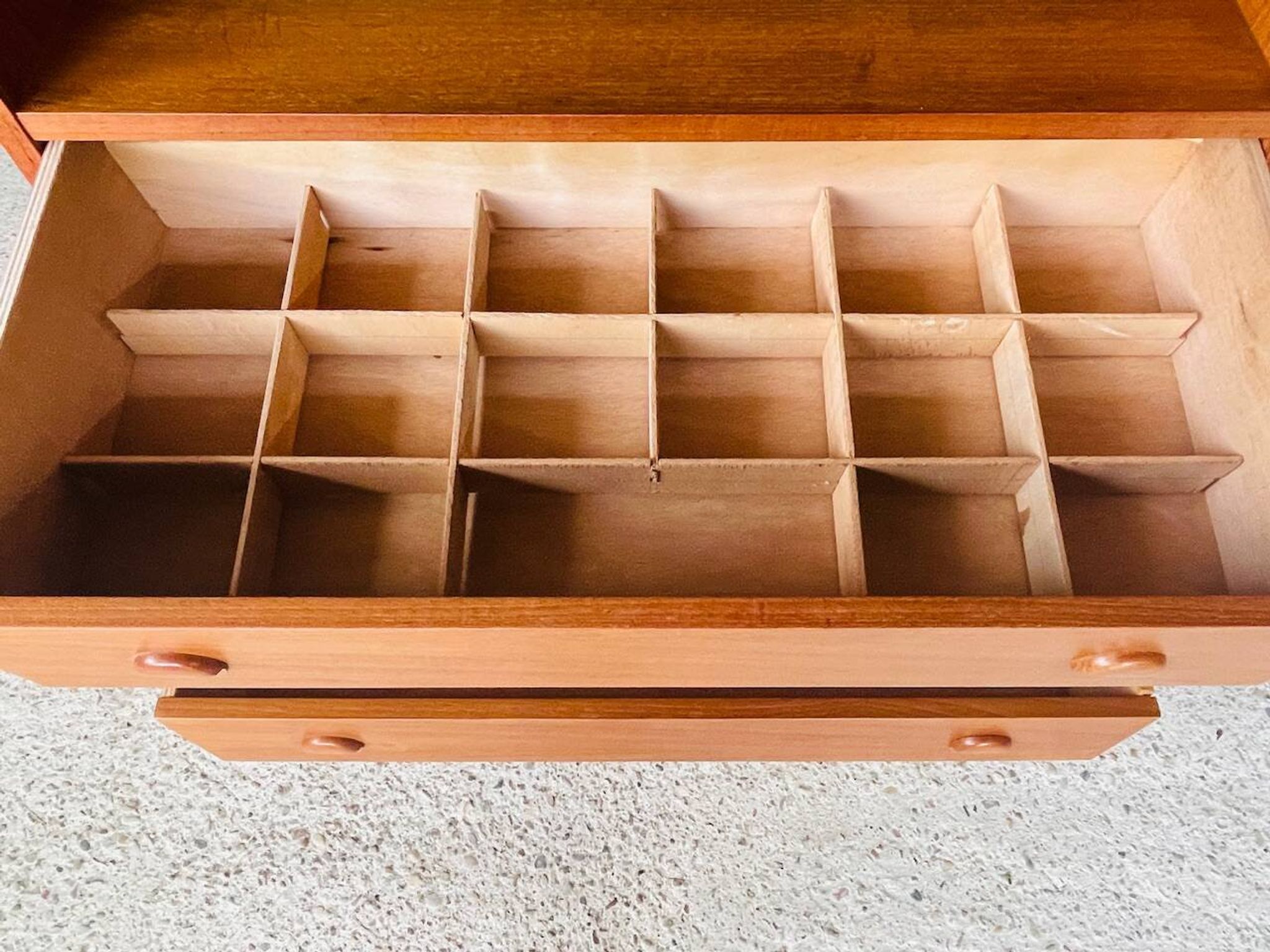 Vintage teak wall unit, circa 1960's